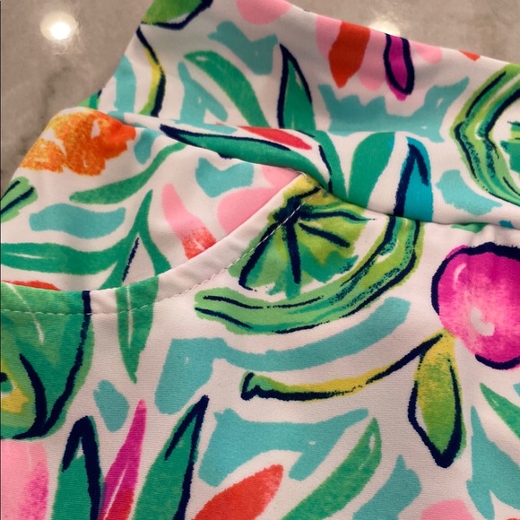 Colorful Tropical Print athletic skort - Picture 3 of 8
